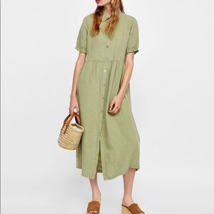 100 Linen Zara dress